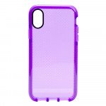 Wholesale iPhone X (Ten) Mesh Hybrid Case (Purple)